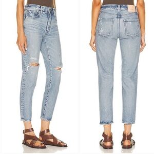 Moussy Vintage Humphreys High Rise Distressed Tapered Jeans | NWT | Size 26